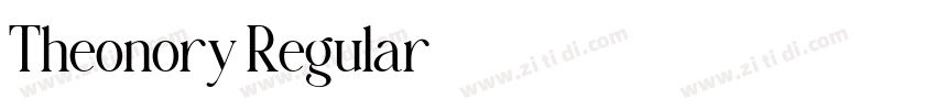 Theonory Regular字体转换 Theonory Regular字体转换